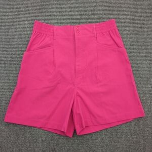 Vintage 1960-80's Deadstock NWT Pink High-Waisted Shorts Barbiecore Size 12